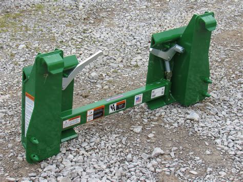 john deere tractor to skid steer adapter|universal skid steer quick hitch.